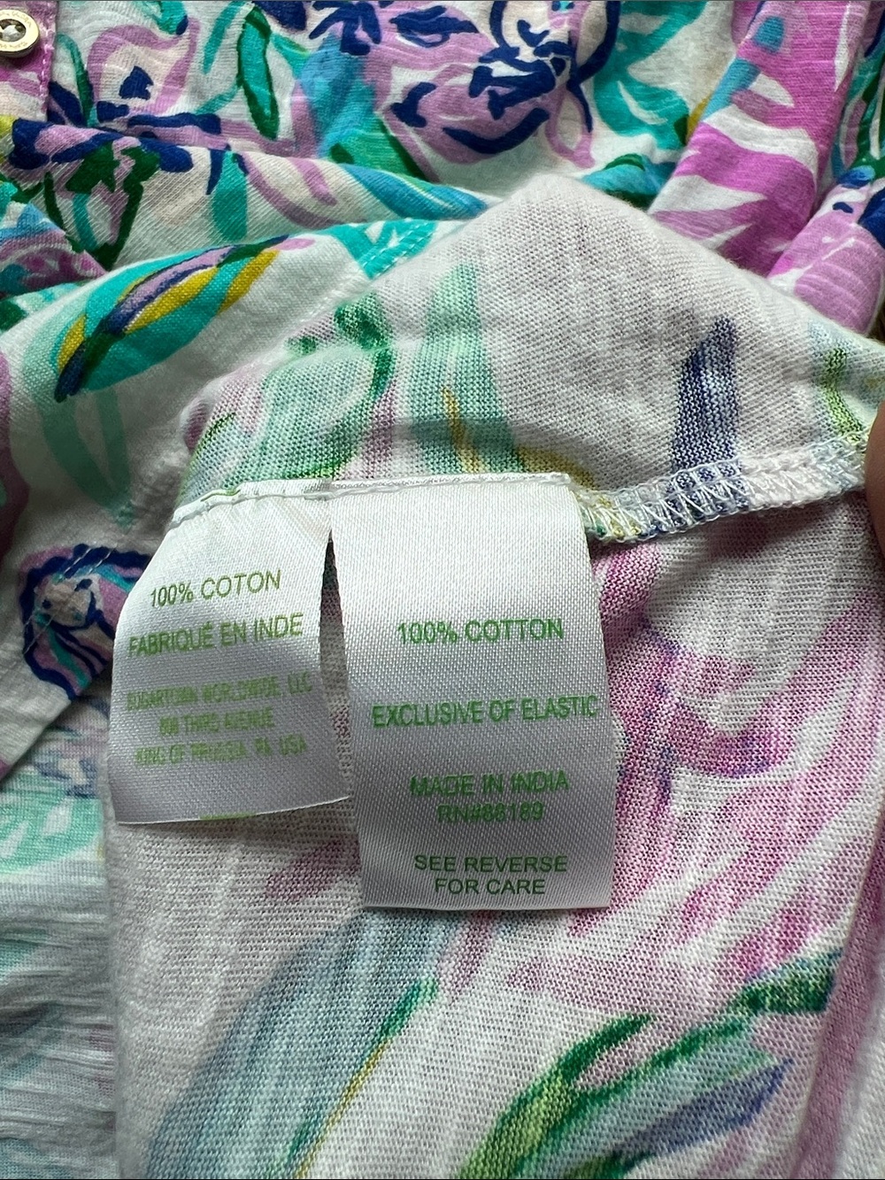Two Lilly Pulitzer Essie Tank Tops - Picture 6 of 11